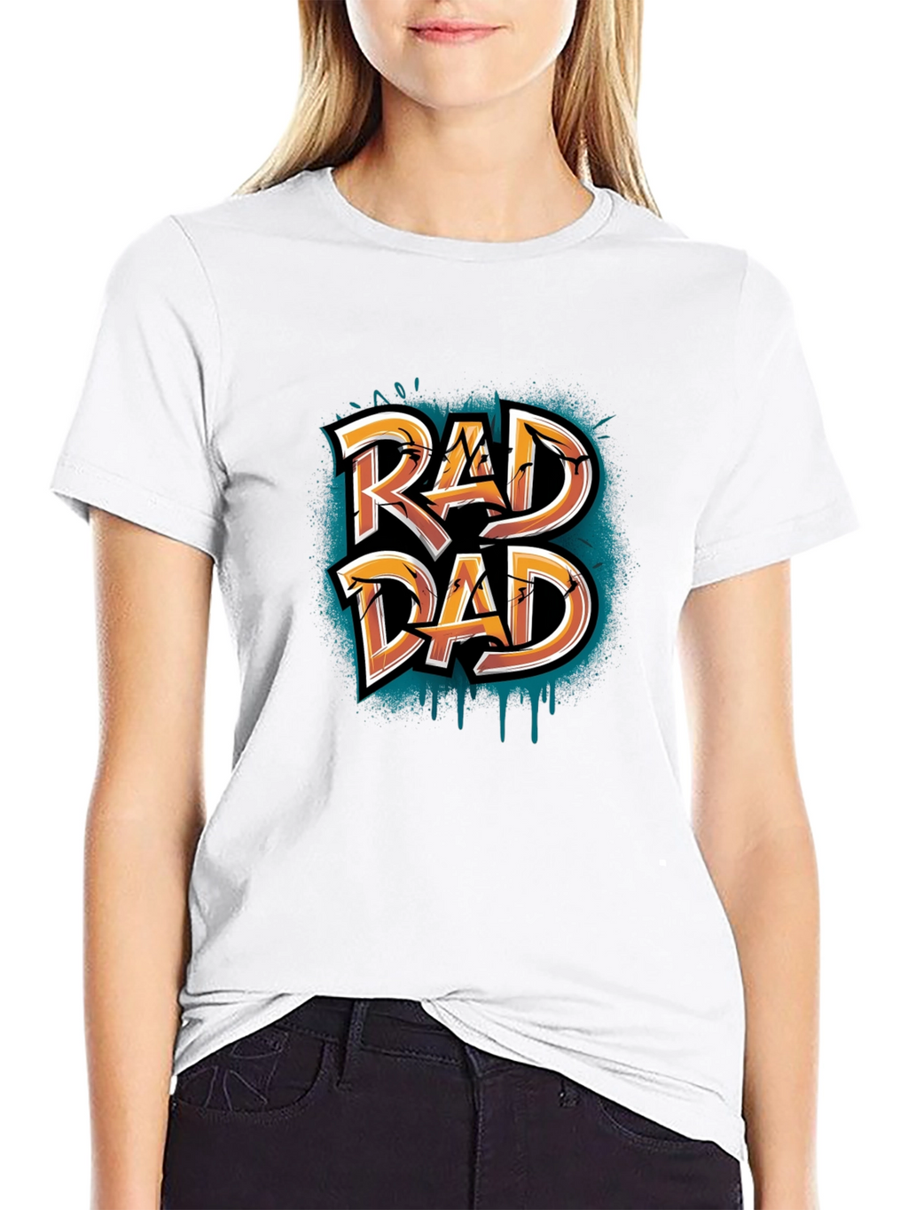 Rad Dad Graphic Tee - Cool Fathers Day Shirt
