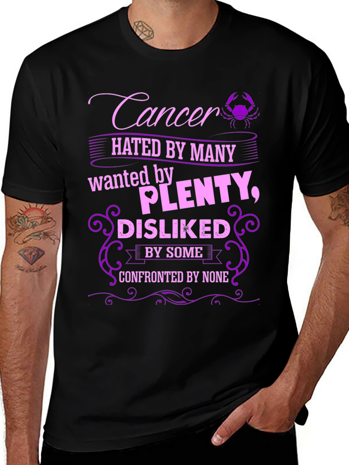 Cancer Zodiac Graphic T-Shirt
