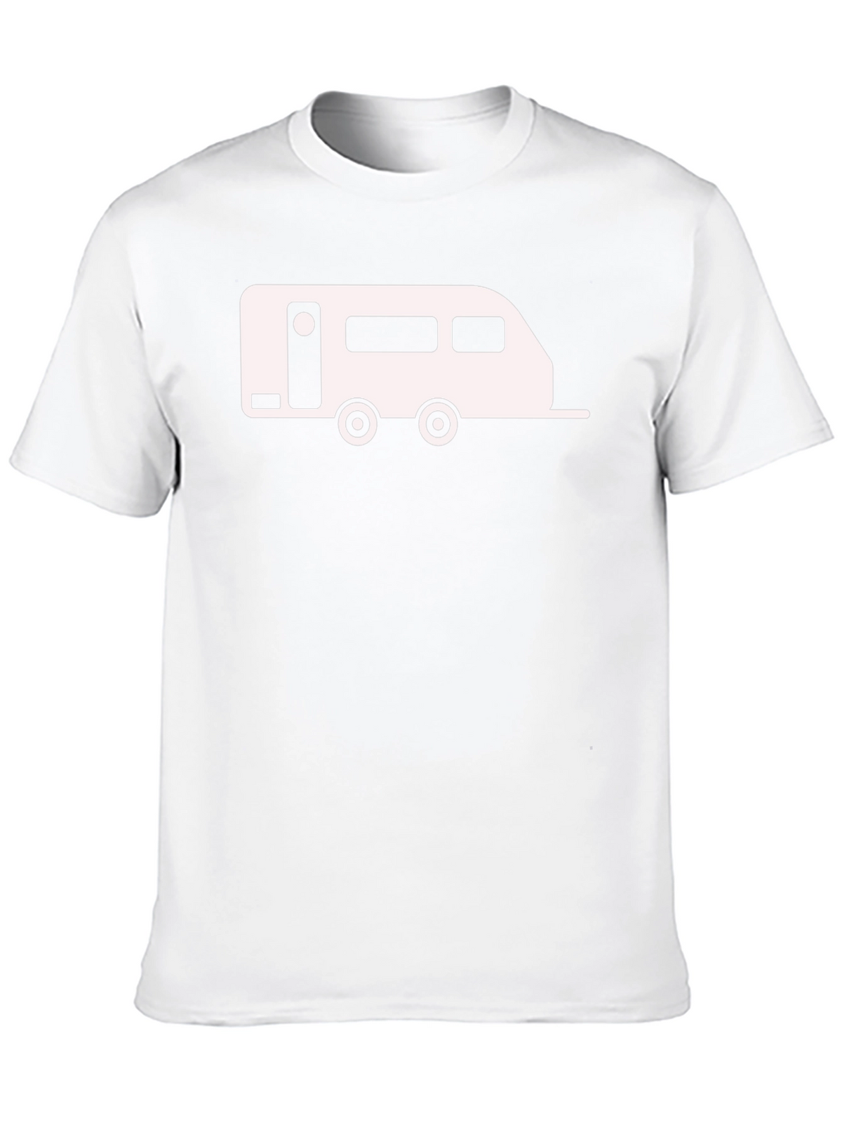 Camper Graphic Tee - Black Cotton Casual Shirt