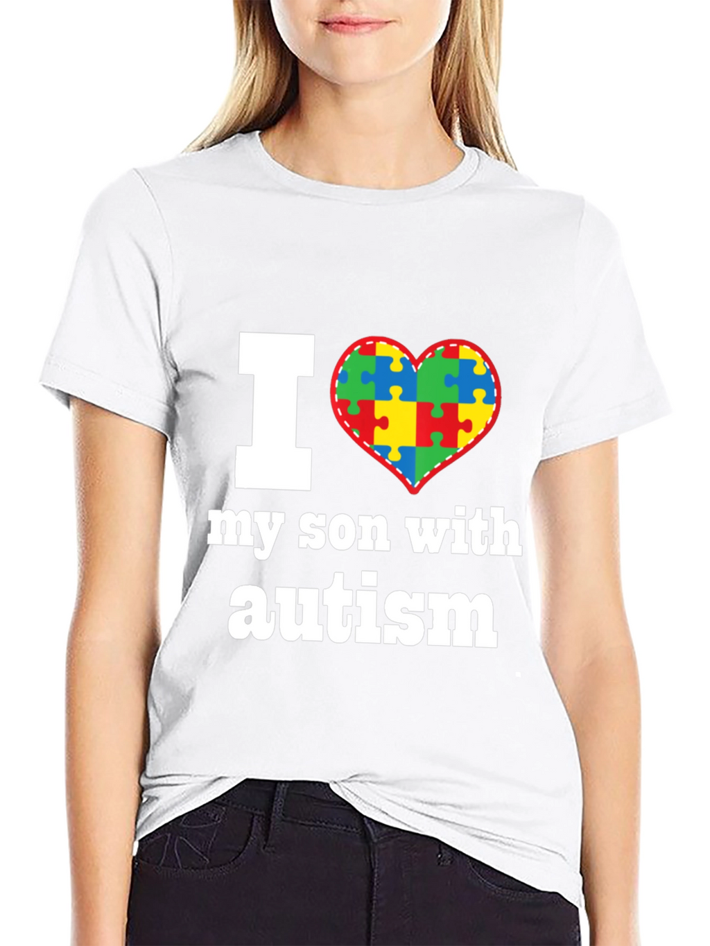 I Love My Son With Autism T-Shirt