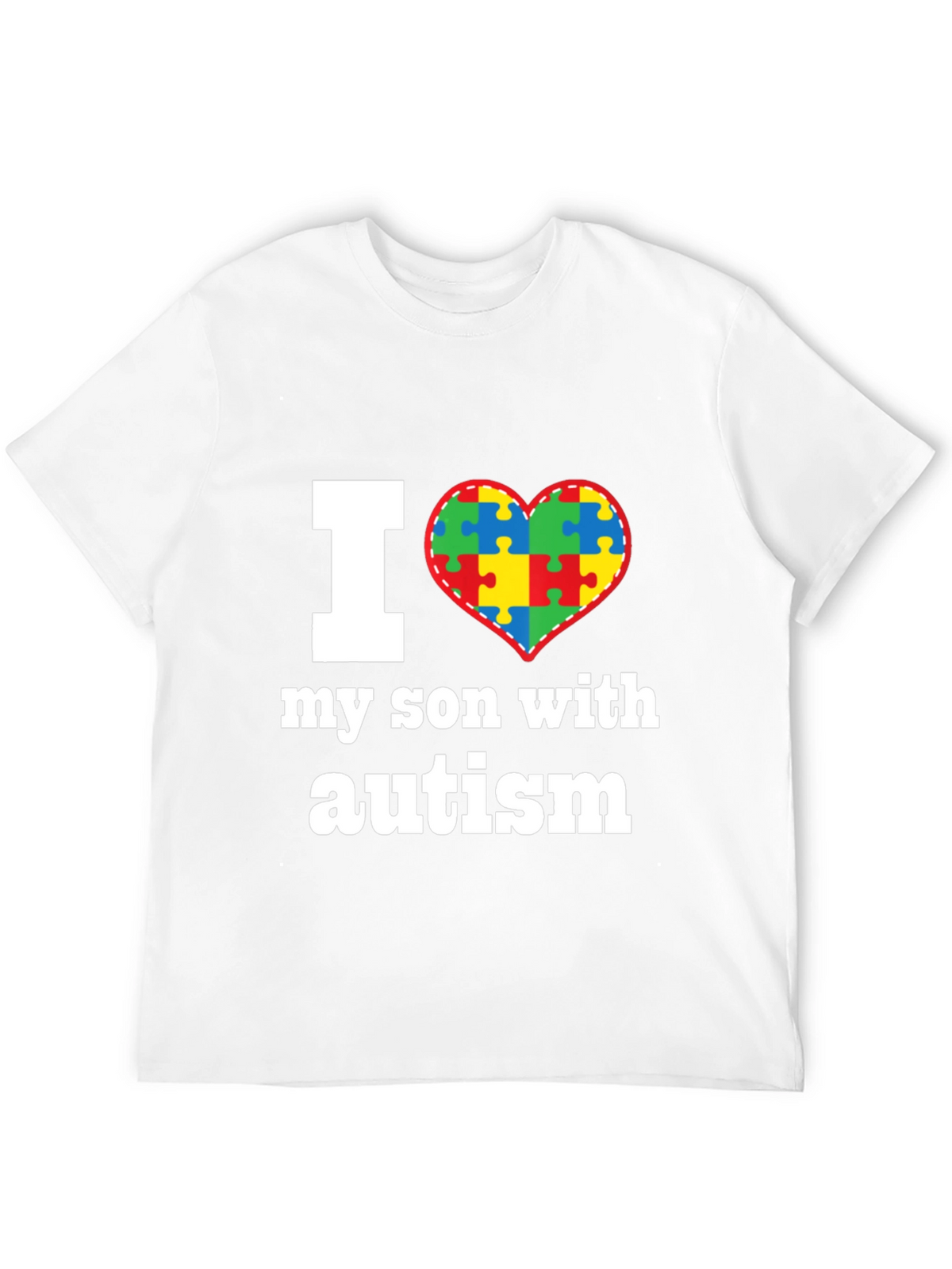I Love My Son With Autism T-Shirt