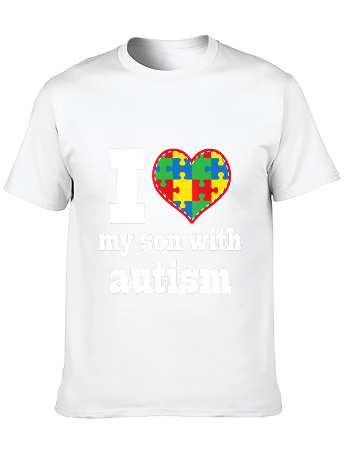 I Love My Son With Autism T-Shirt