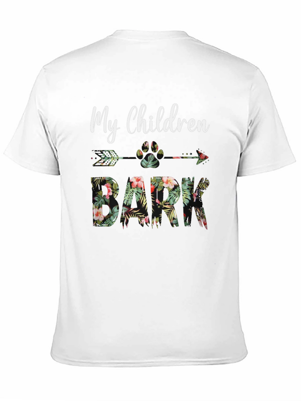 My Children Bark Floral Graphic Tee
