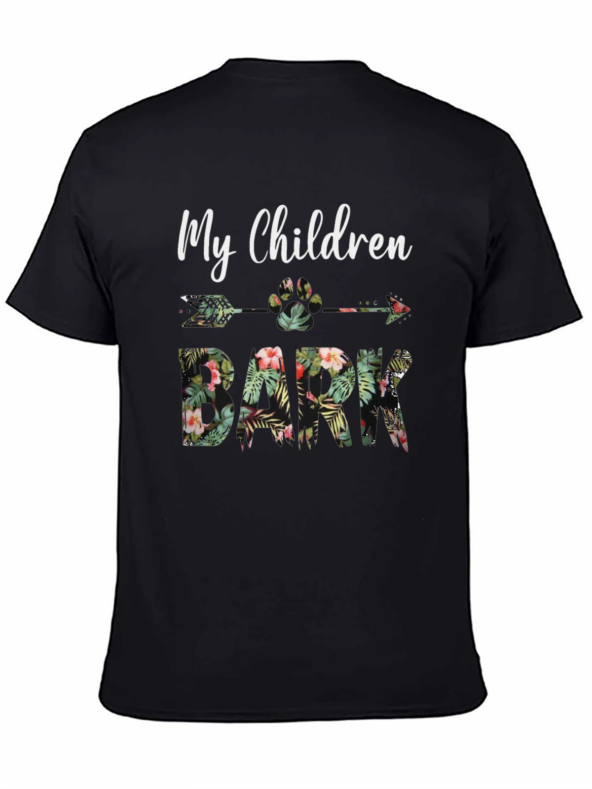 My Children Bark Floral Graphic Tee