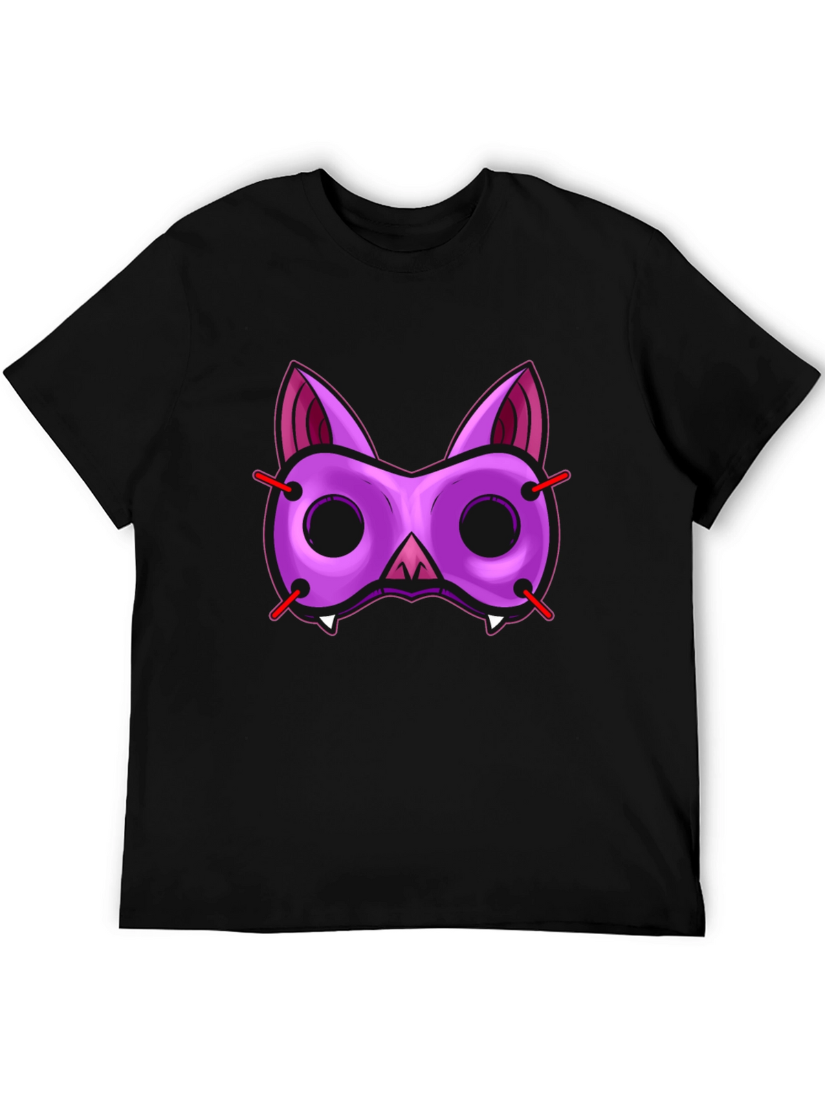 Funky Bat Mask Graphic Tee