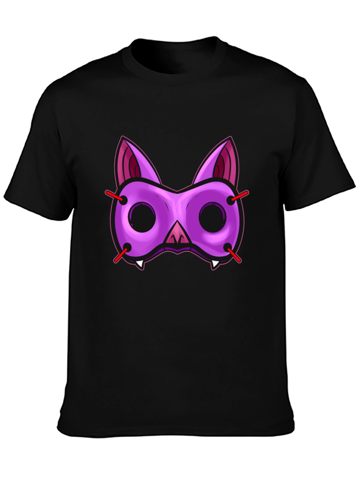 Funky Bat Mask Graphic Tee