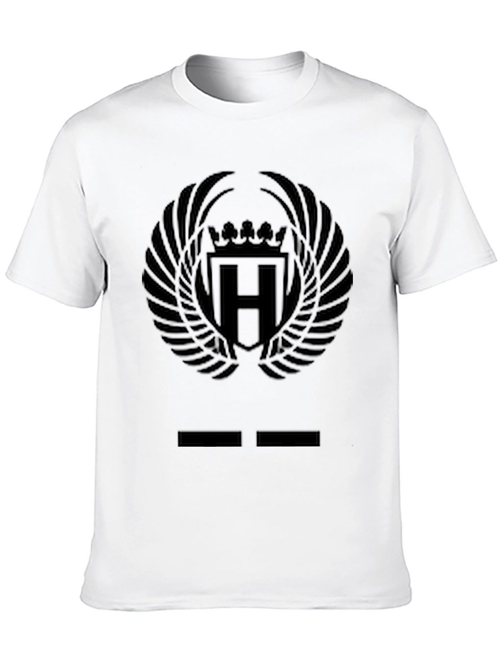 Black Emblem Graphic Tee - Mens Casual Style