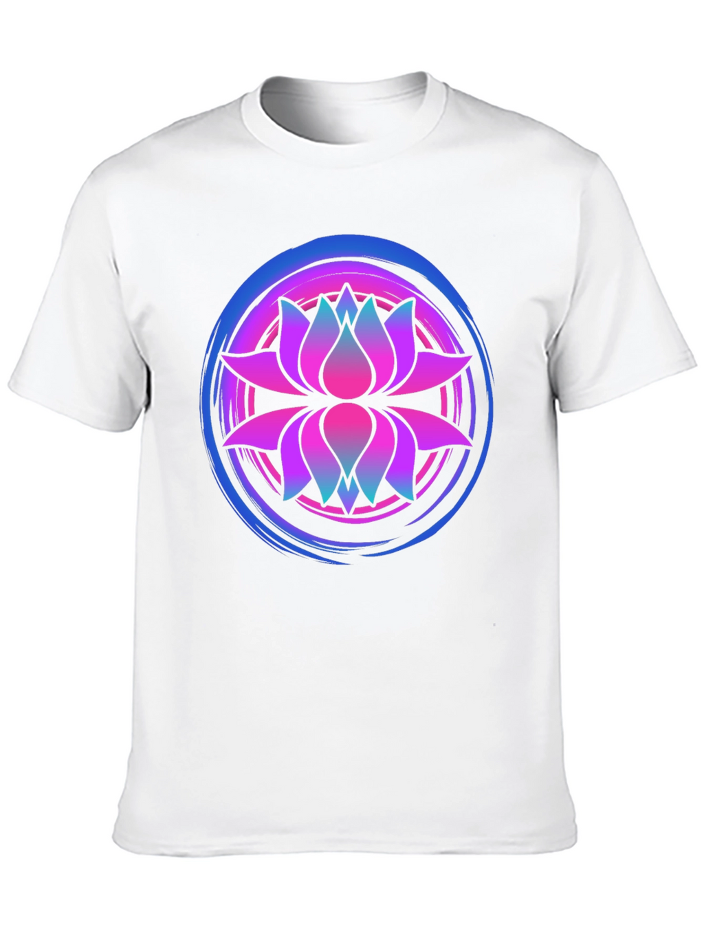 Lotus Mandala Graphic Tee - Premium Comfort
