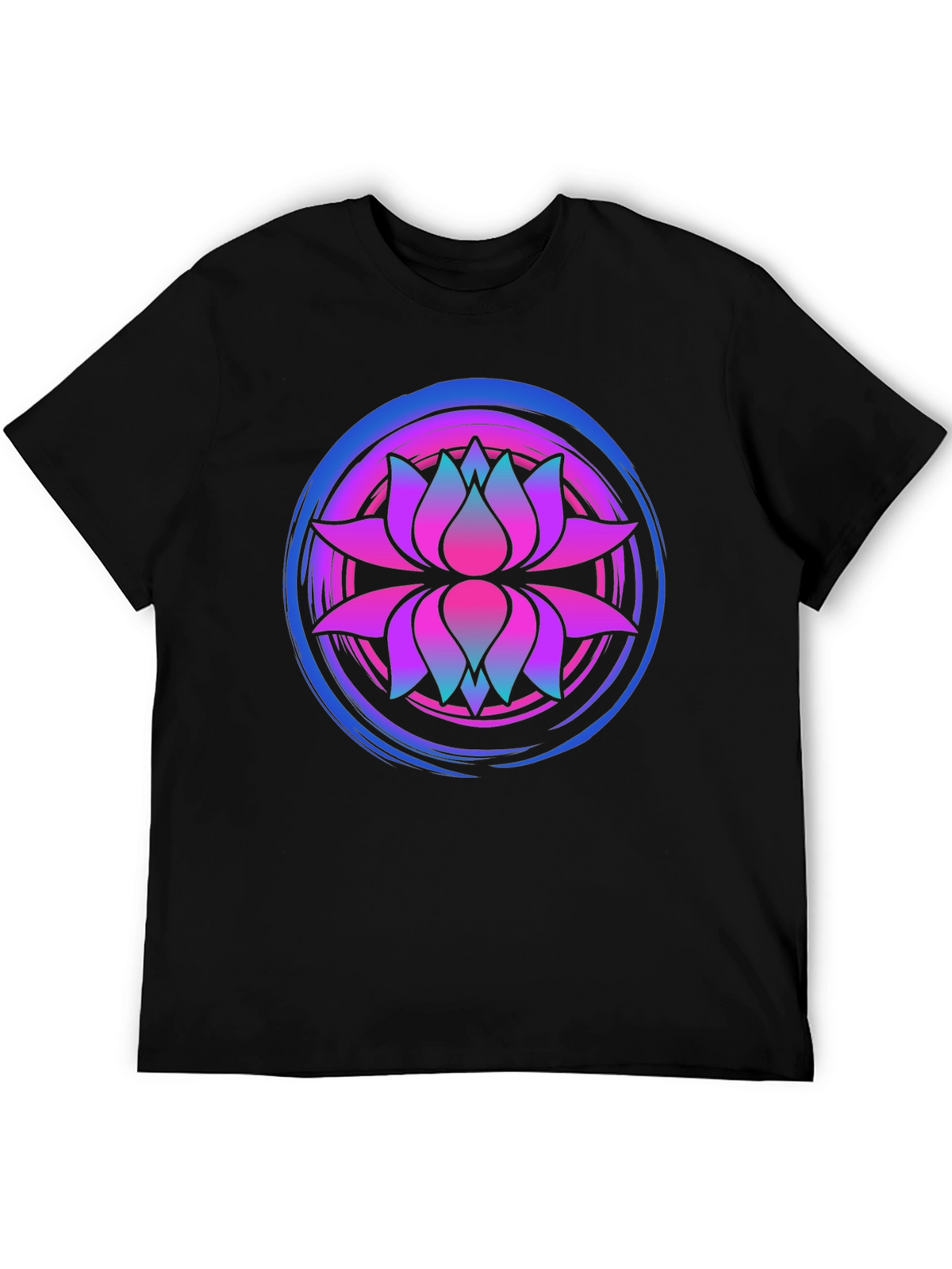 Lotus Mandala Graphic Tee - Premium Comfort