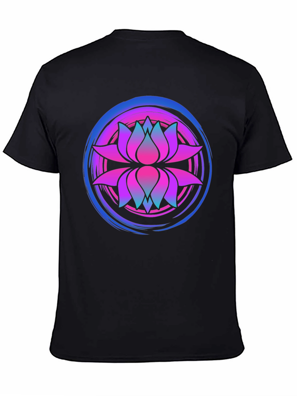 Lotus Mandala Graphic Tee - Premium Comfort