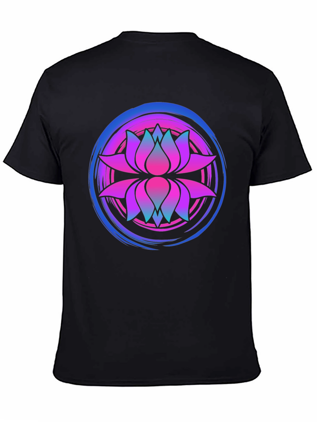 Lotus Mandala Graphic Tee - Premium Comfort