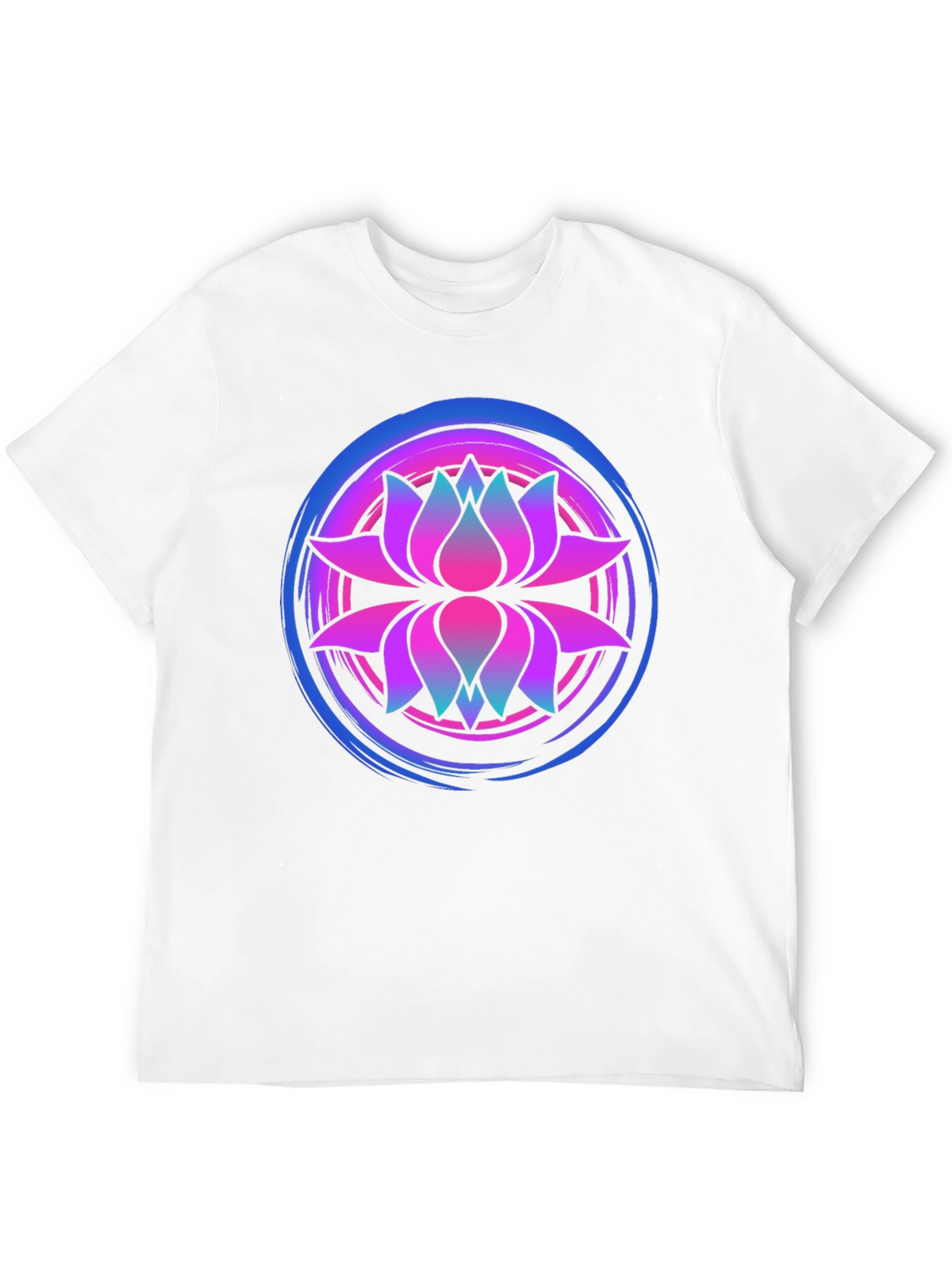 Lotus Mandala Graphic Tee - Premium Comfort