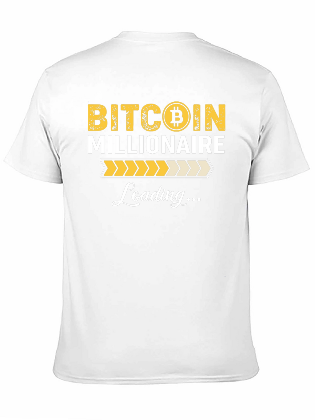 Bitcoin Millionaire Loading Black T-Shirt