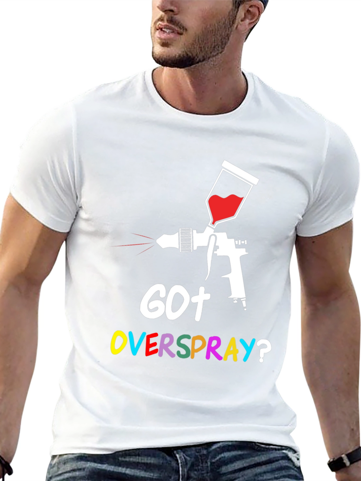 Got Overspray? Graphic Tee - Painter Humor