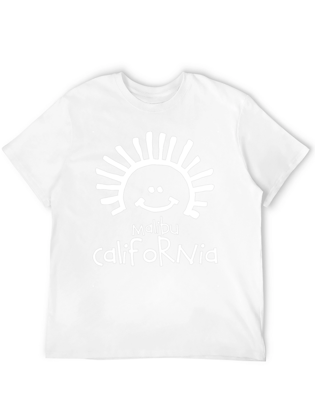 Malibu California Black Graphic T-Shirt