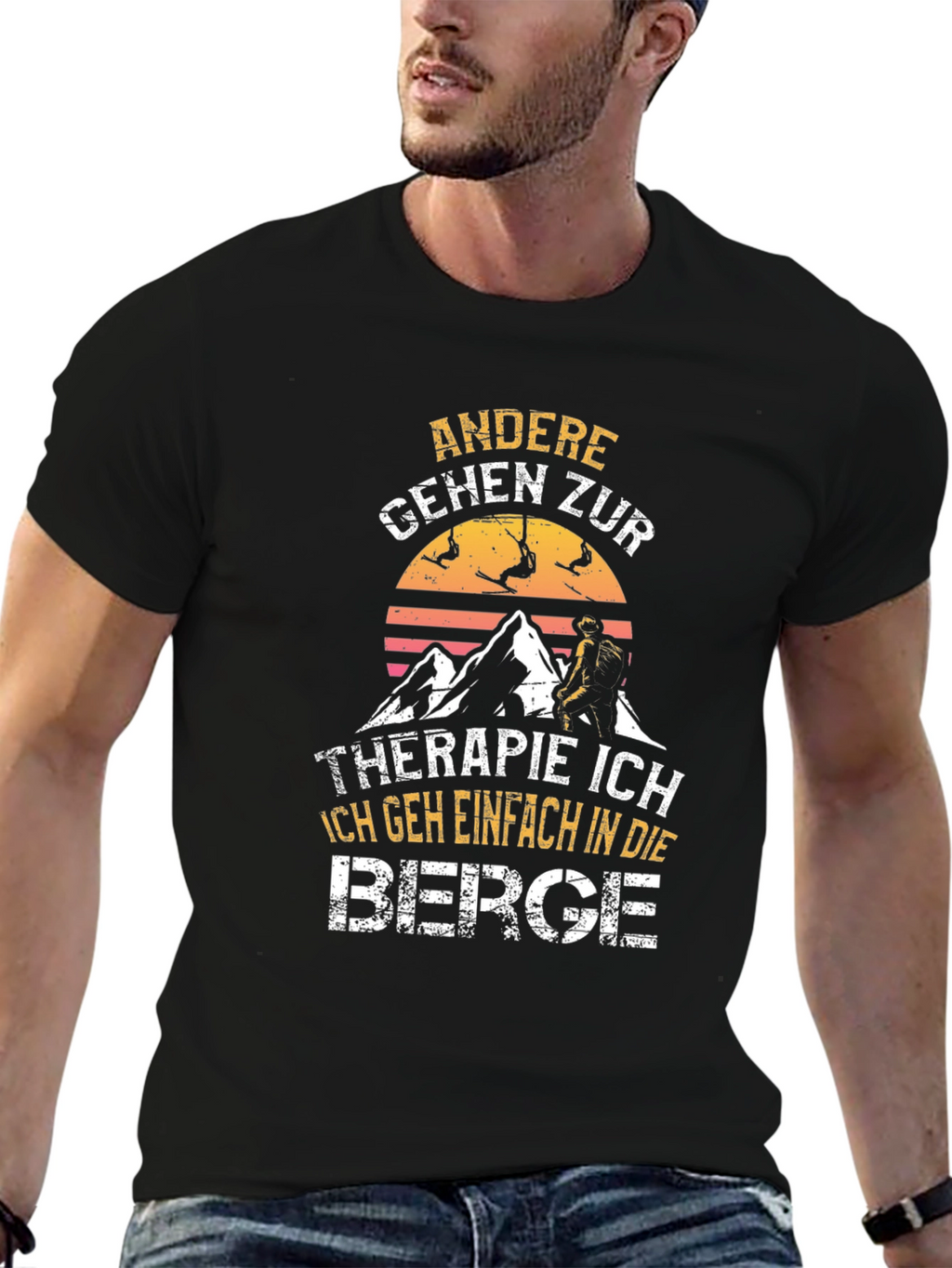 Mountain Therapy Graphic T-Shirt