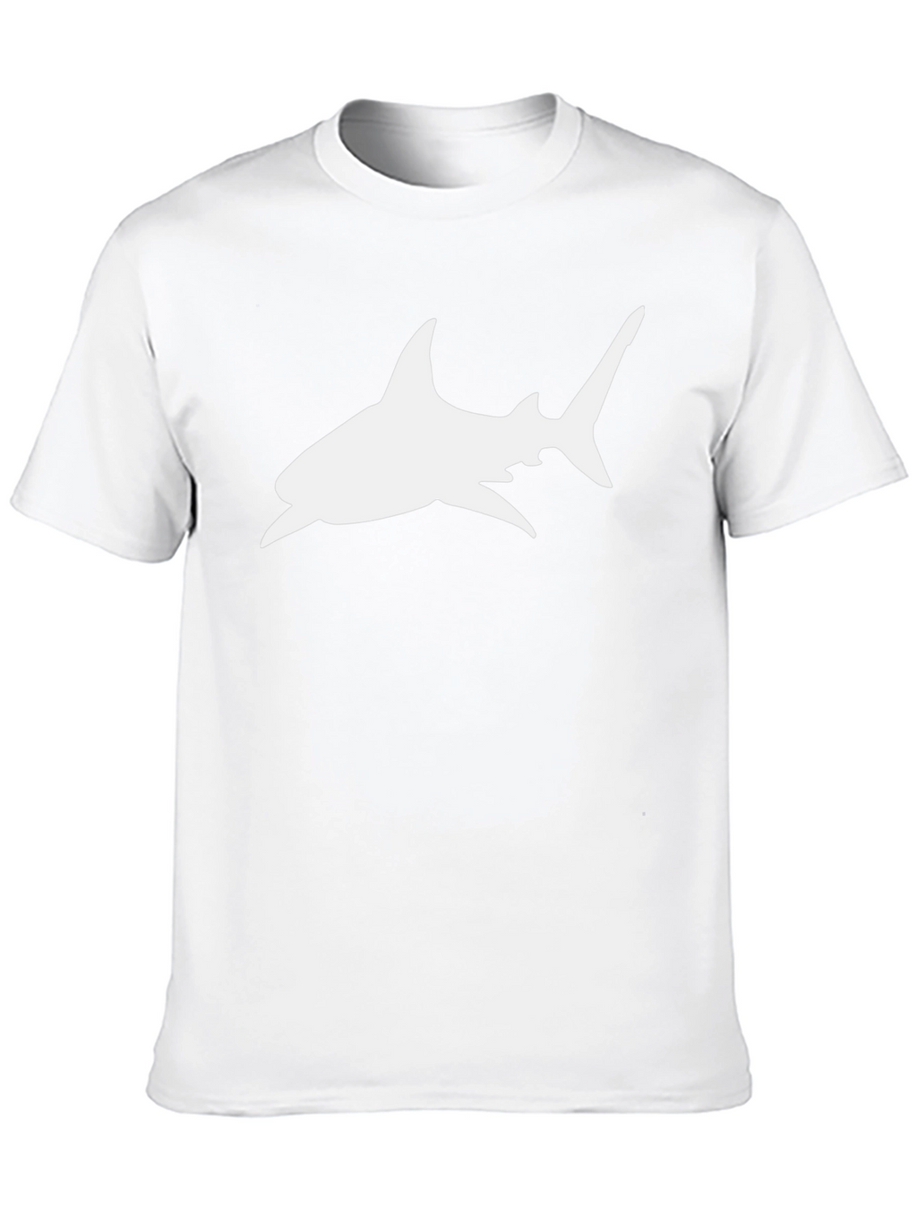 Black Shark Graphic Tee - Mens Casual T-Shirt