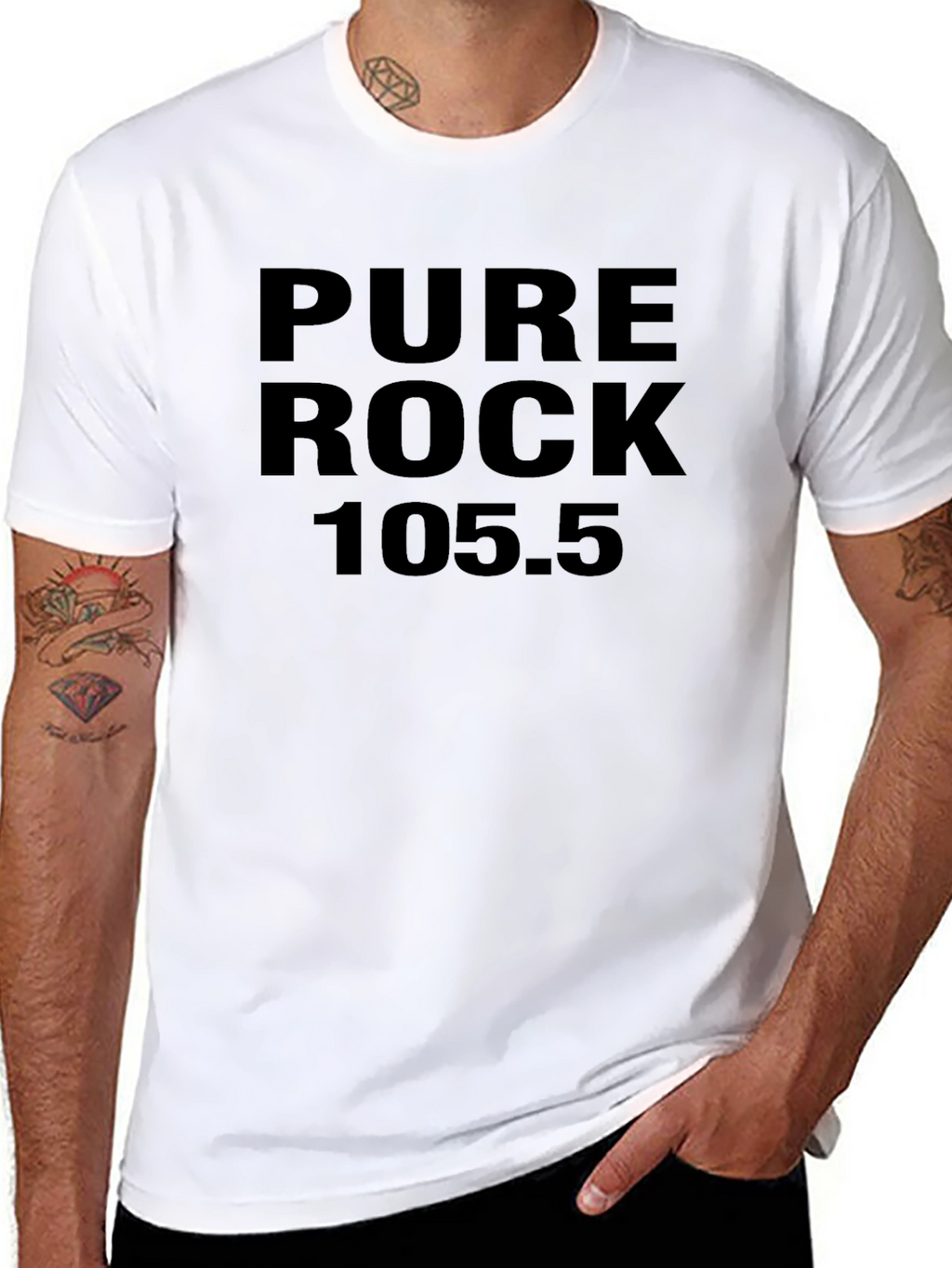 Pure Rock 105.5 Graphic T-Shirt