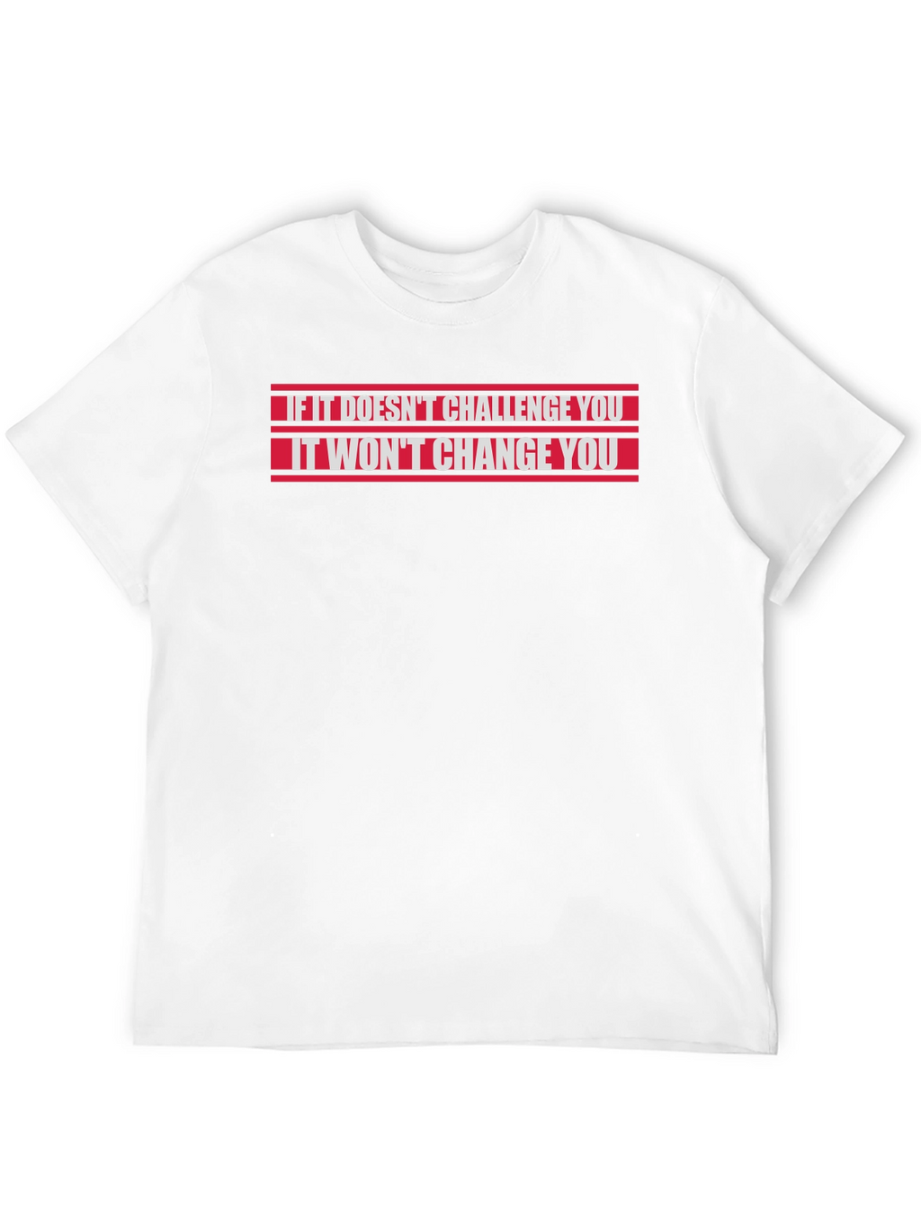 Challenge Yourself Black Graphic T-Shirt