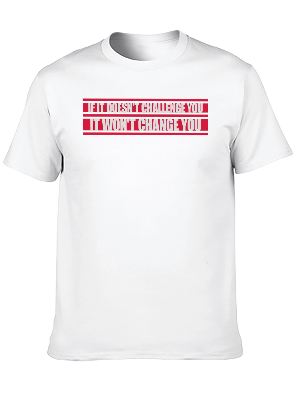 Challenge Yourself Black Graphic T-Shirt