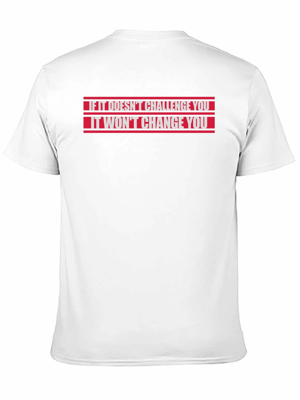 Challenge Yourself Black Graphic T-Shirt