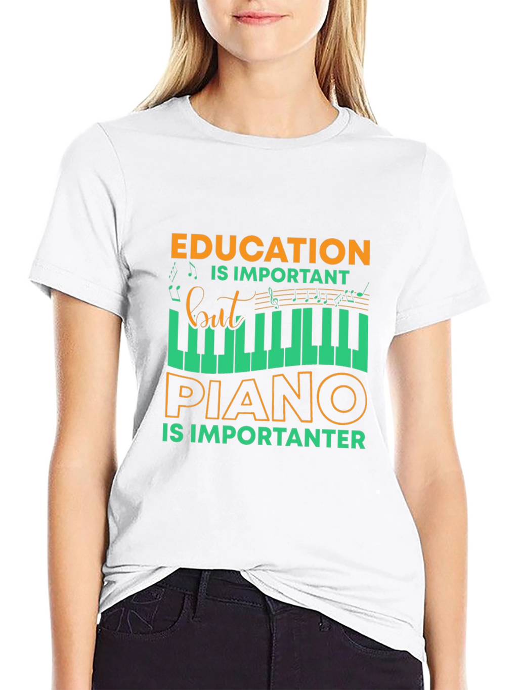 Funny Piano Education Tee