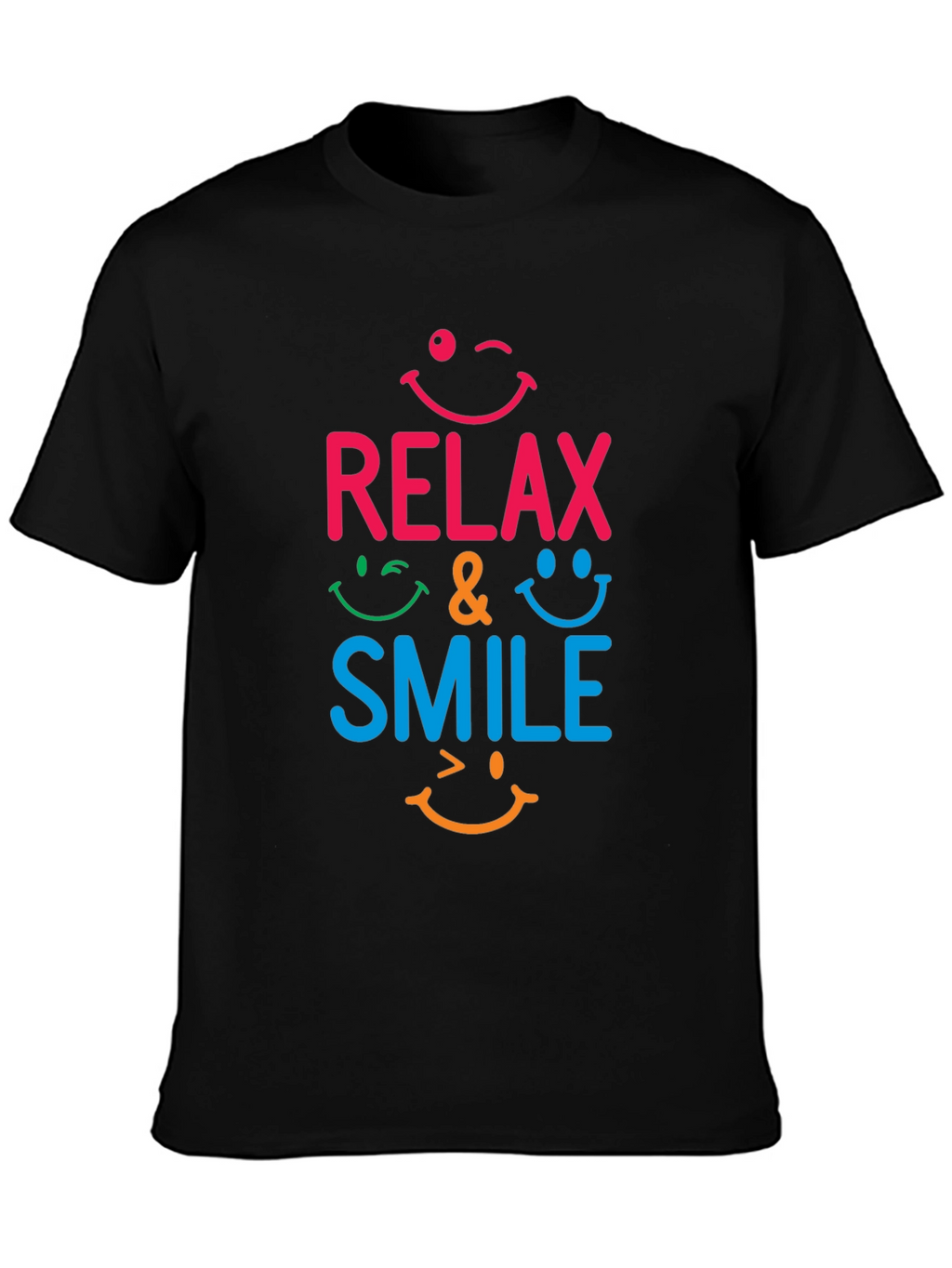 Relax & Smile Graphic T-Shirt