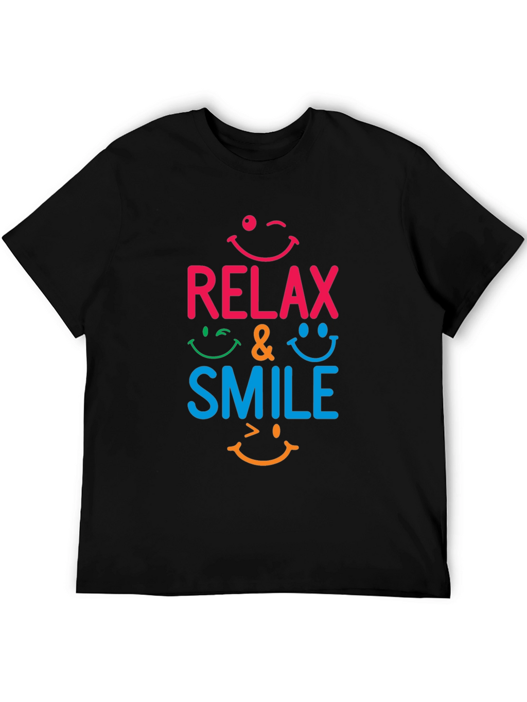 Relax & Smile Graphic T-Shirt