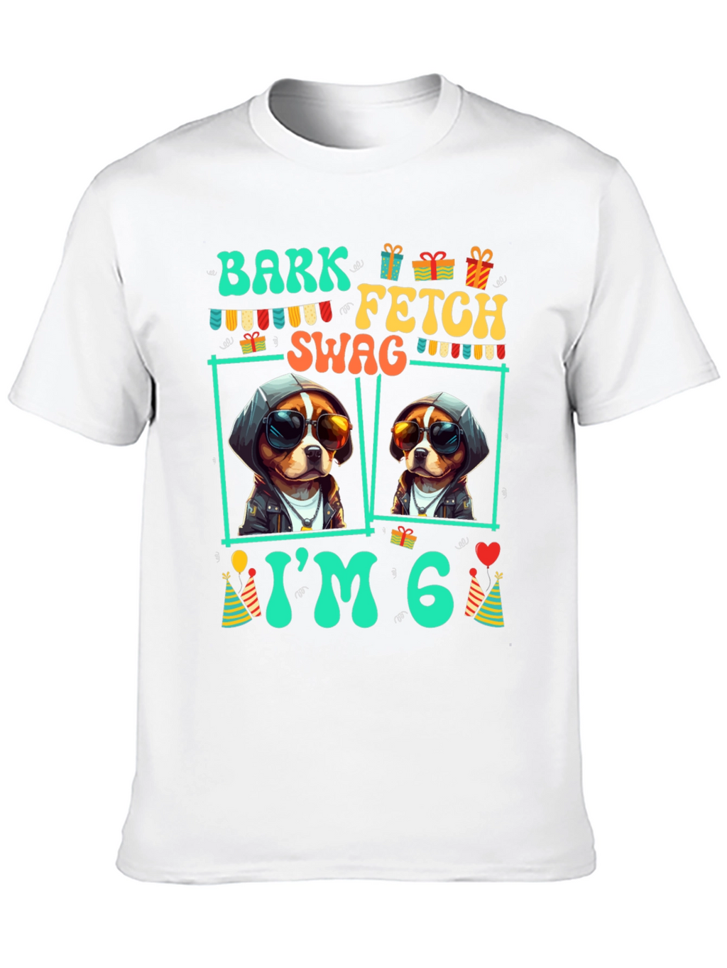 Bark Fetch Swag Im 6 T-Shirt