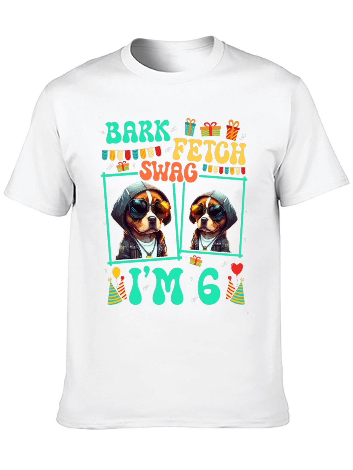 Bark Fetch Swag Im 6 T-Shirt