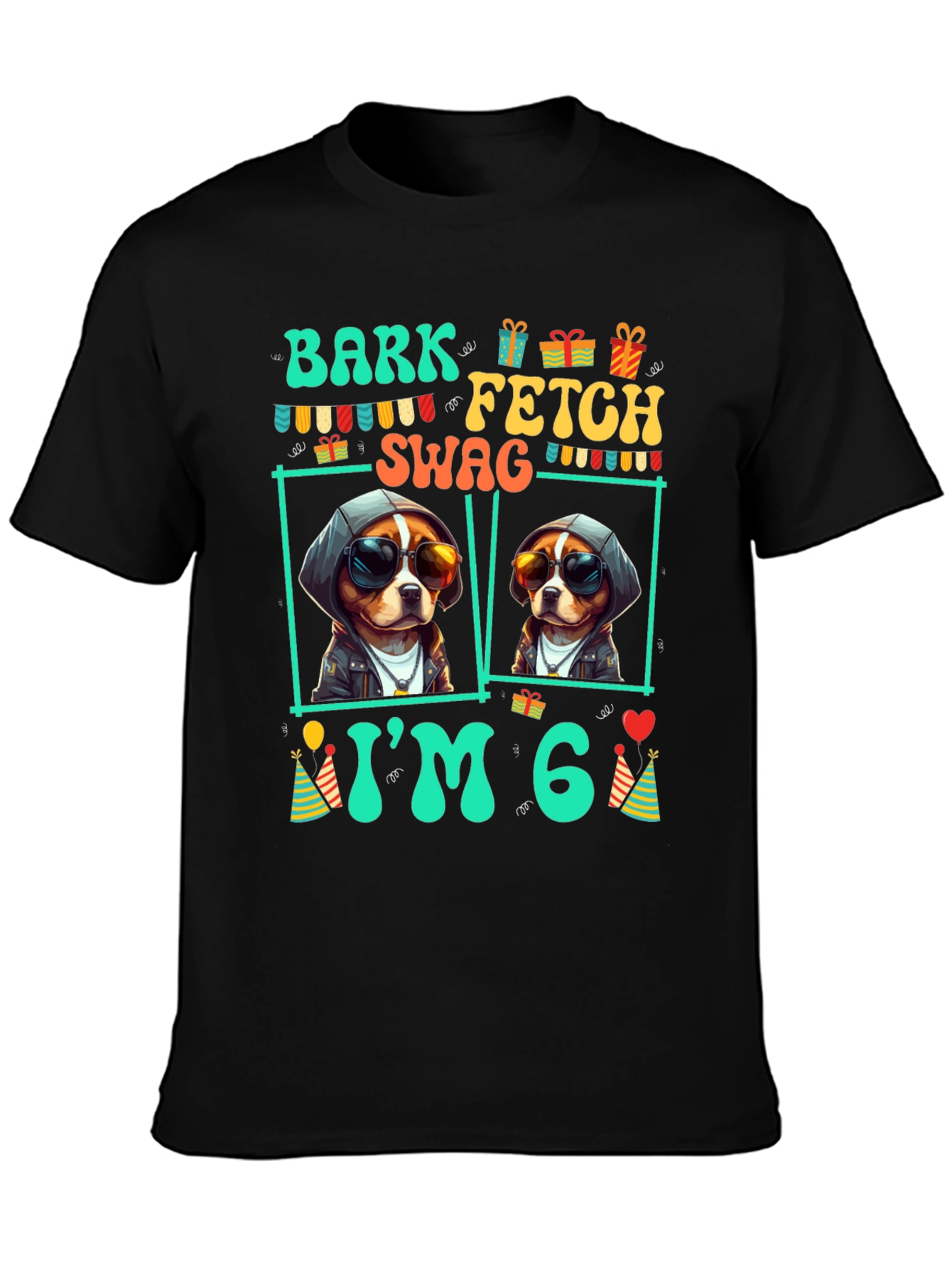 Bark Fetch Swag Im 6 T-Shirt