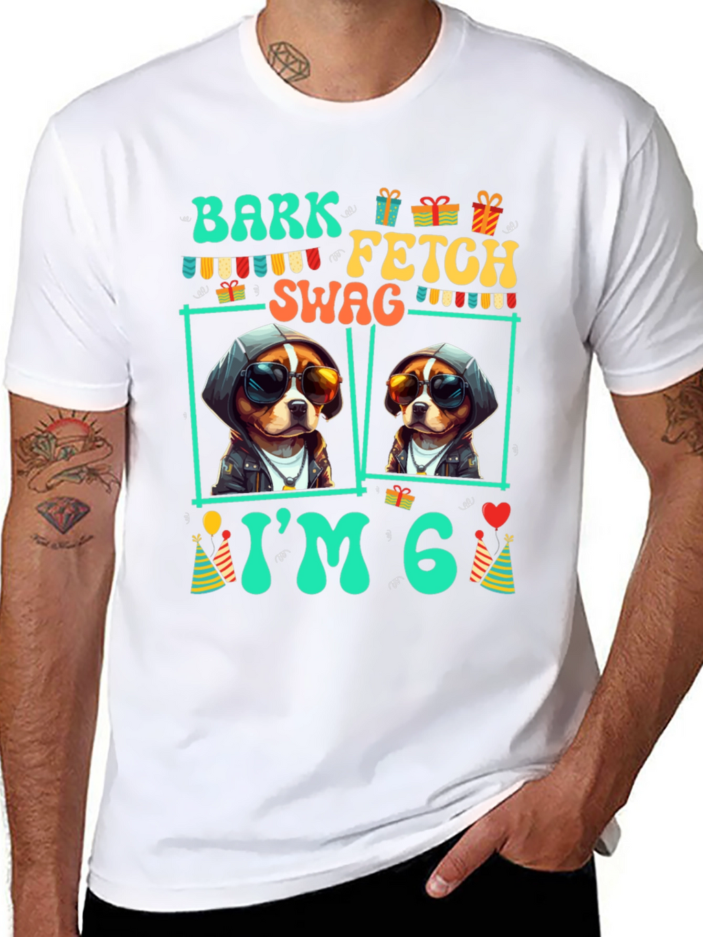 Bark Fetch Swag Im 6 T-Shirt