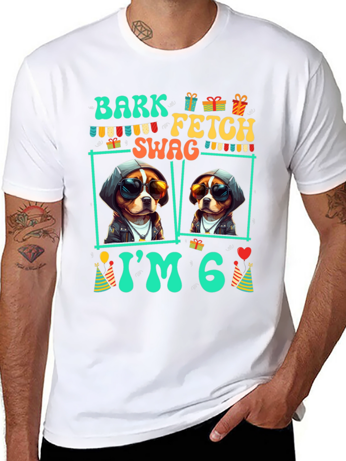 Bark Fetch Swag Im 6 T-Shirt