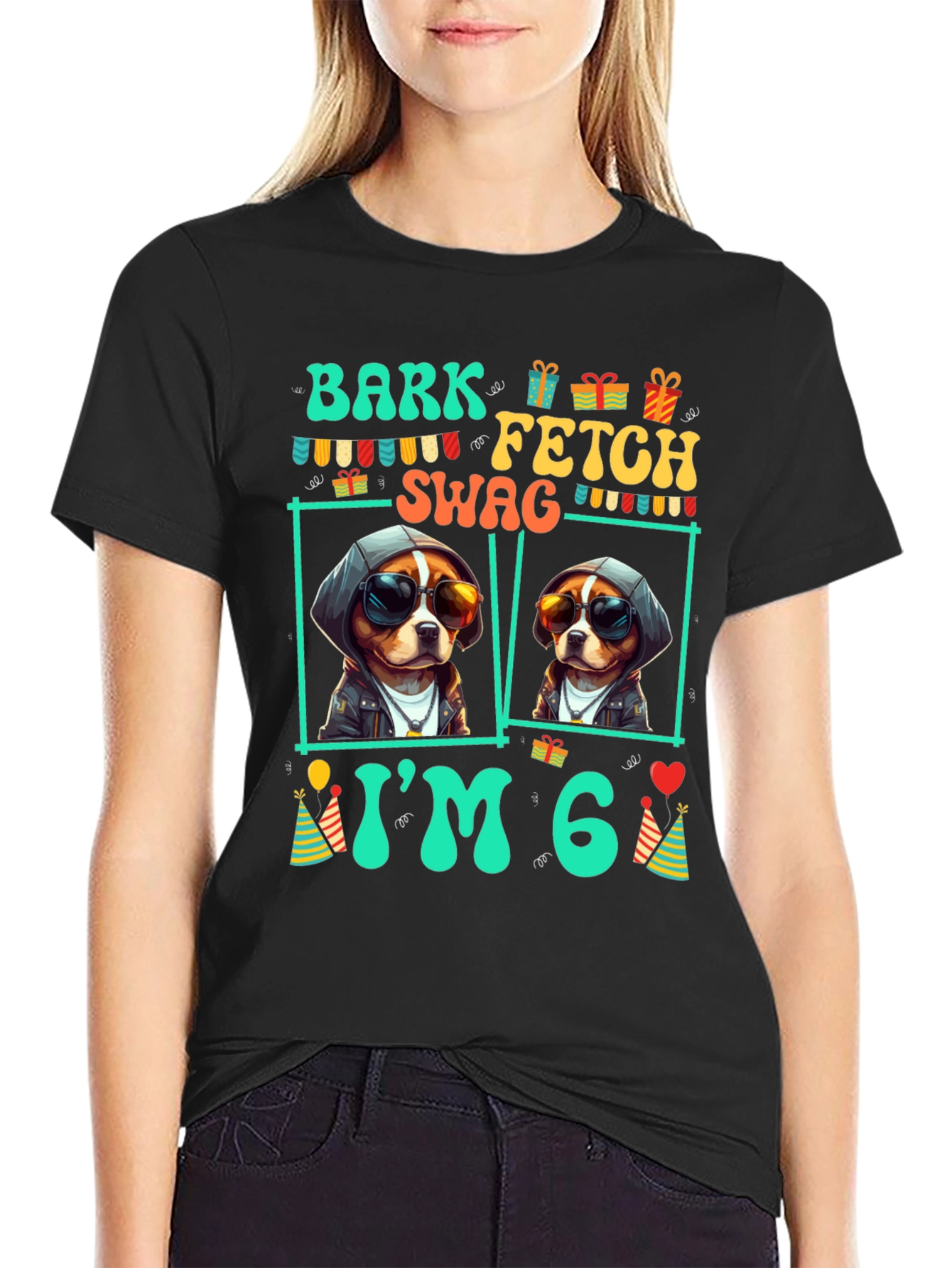 Bark Fetch Swag Im 6 T-Shirt