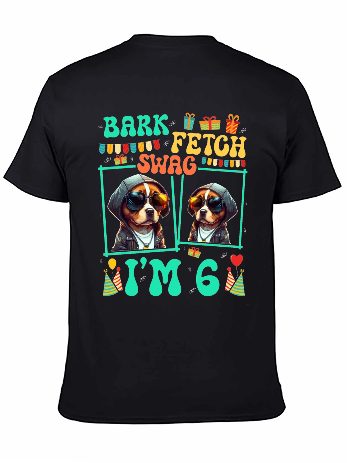 Bark Fetch Swag Im 6 T-Shirt