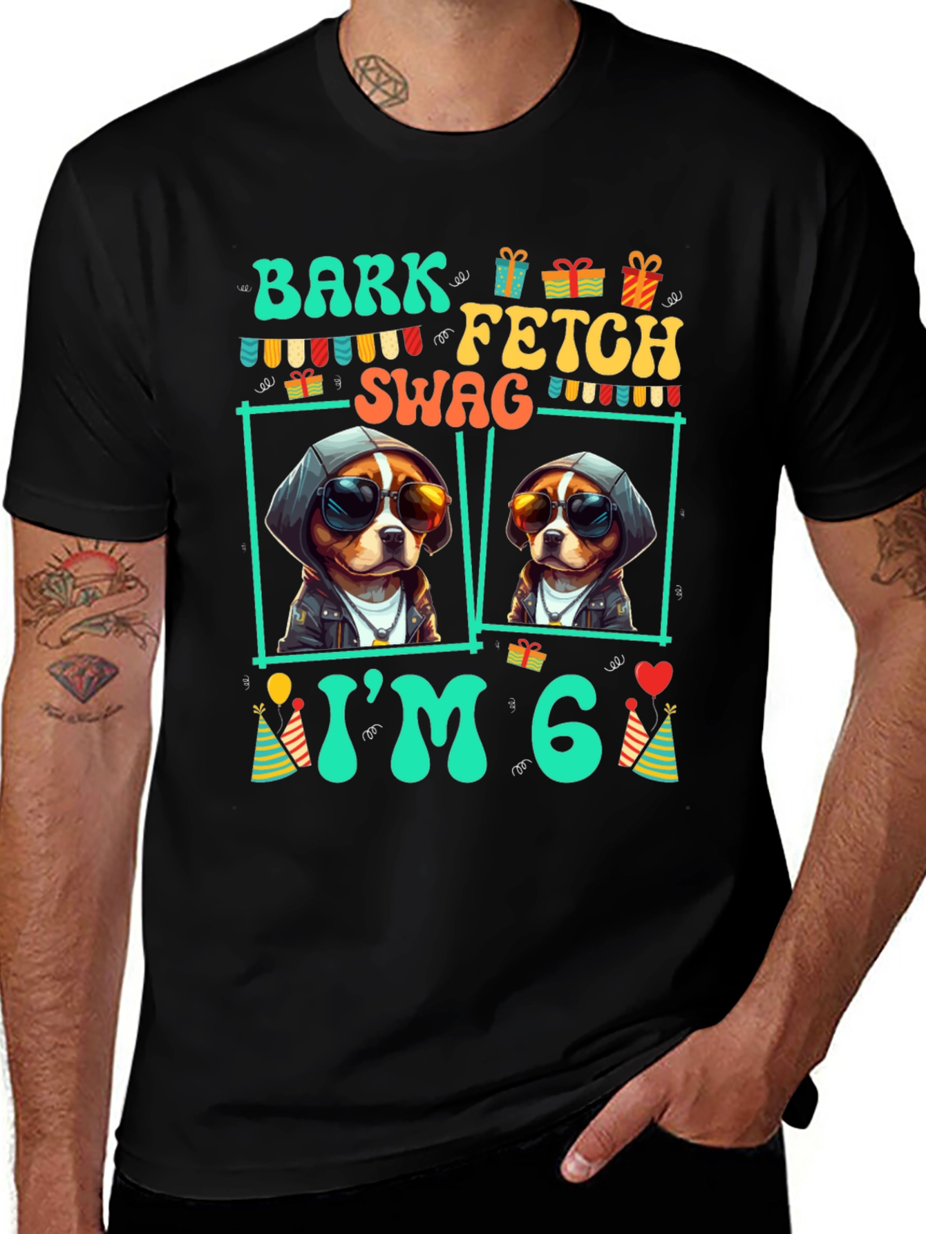 Bark Fetch Swag Im 6 T-Shirt