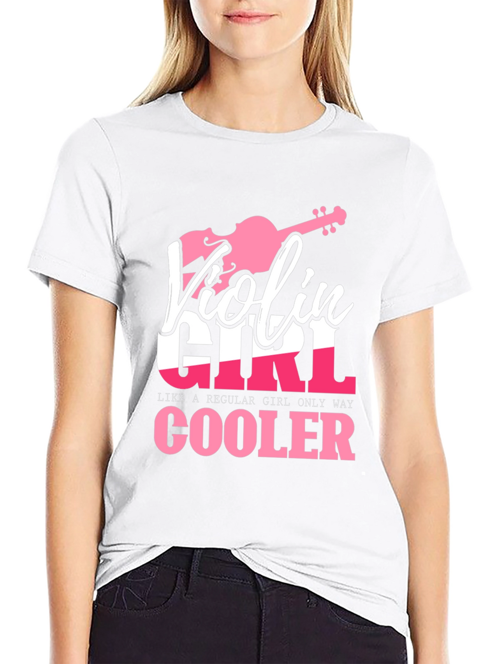 Violin Girl T-Shirt - Musicians Gift