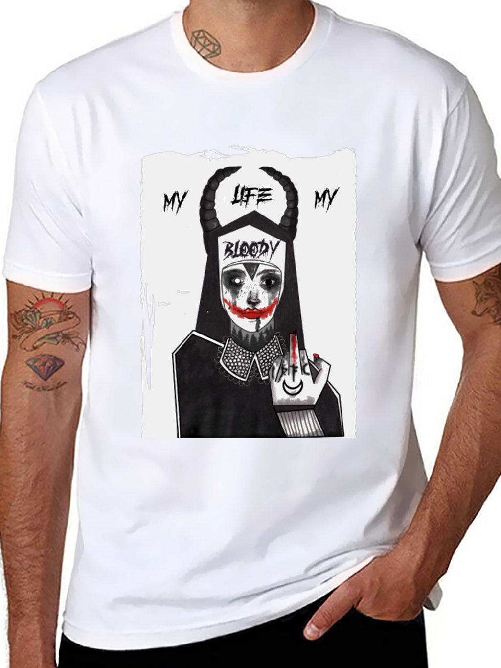 Bloody Life Graphic Tee