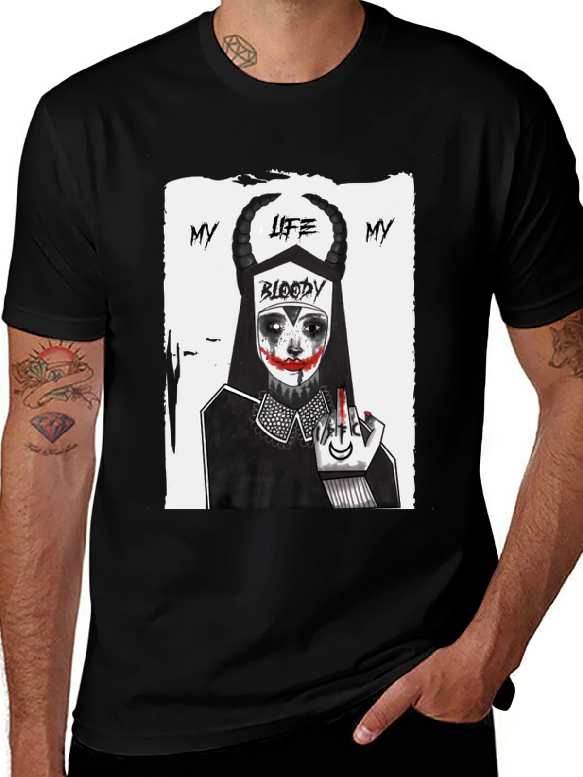 Bloody Life Graphic Tee