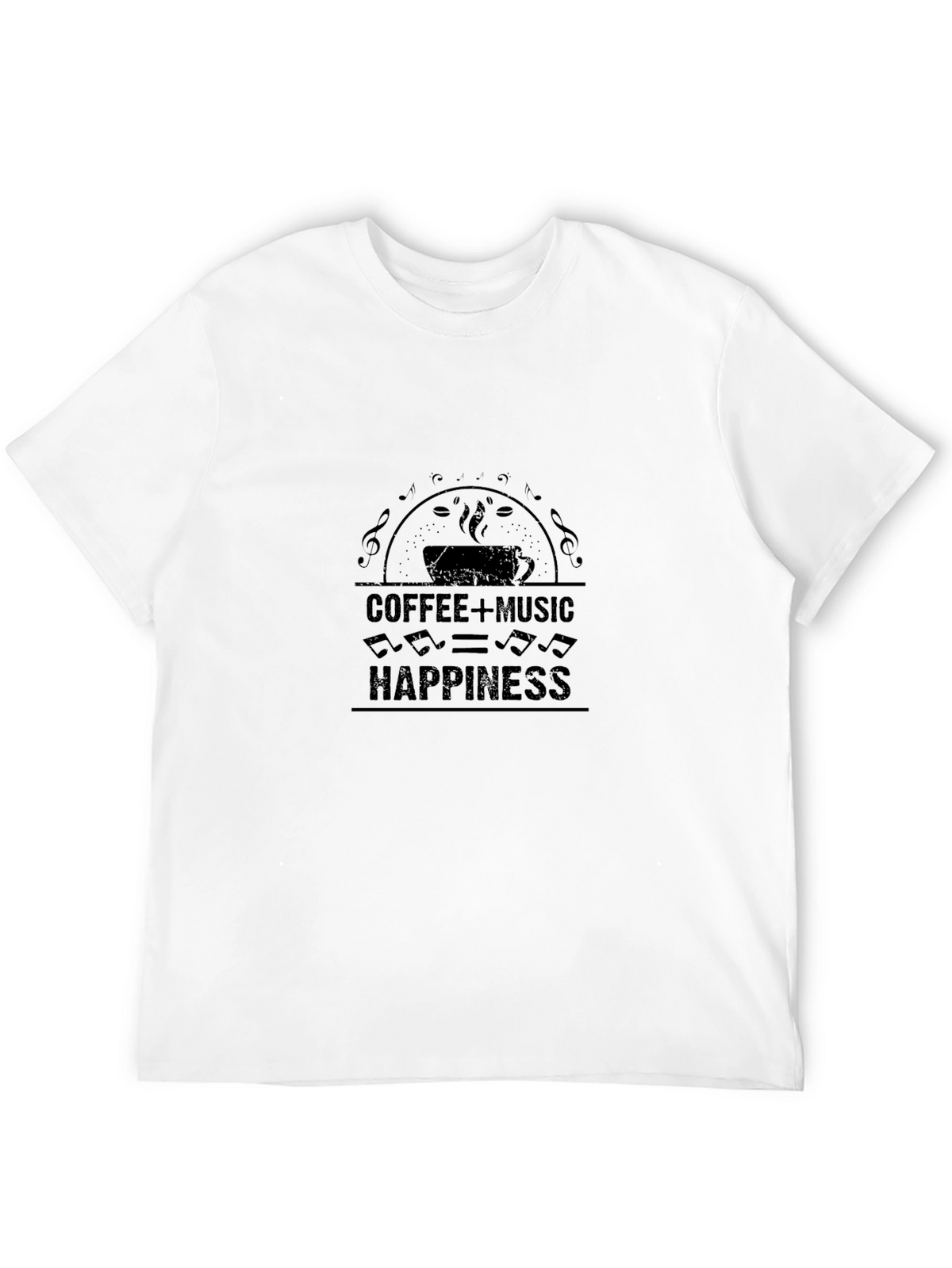 Coffee & Music = Happiness Graphic Tee