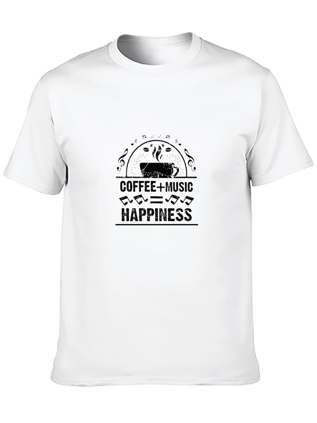 Coffee & Music = Happiness Graphic Tee