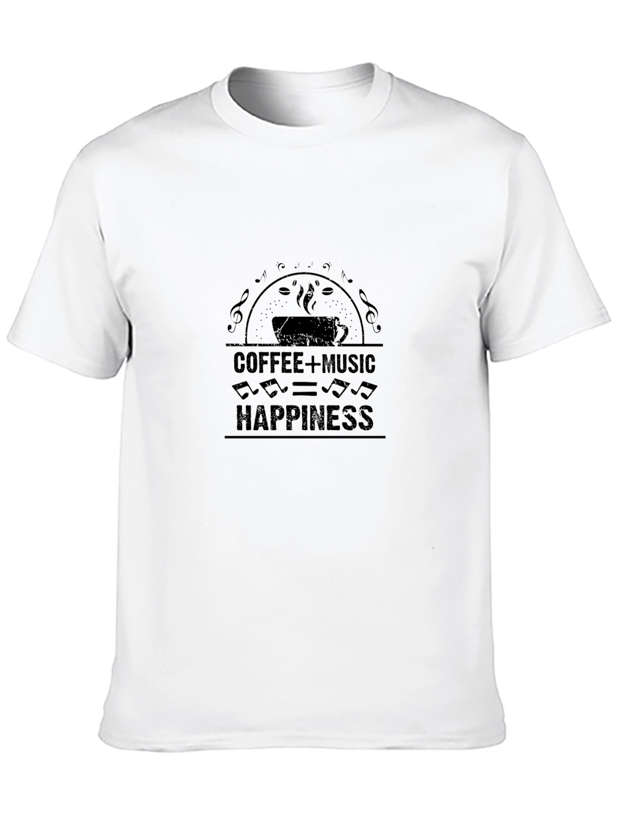 Coffee & Music = Happiness Graphic Tee