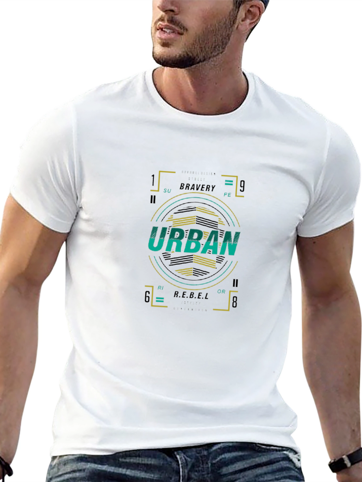 Urban Graphic Print Tee - Modern Streetwear