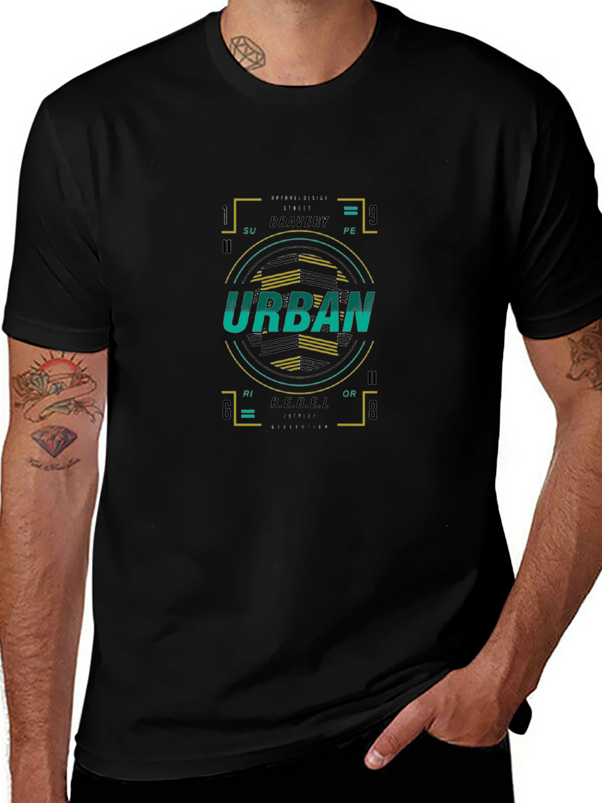 Urban Graphic Print Tee - Modern Streetwear