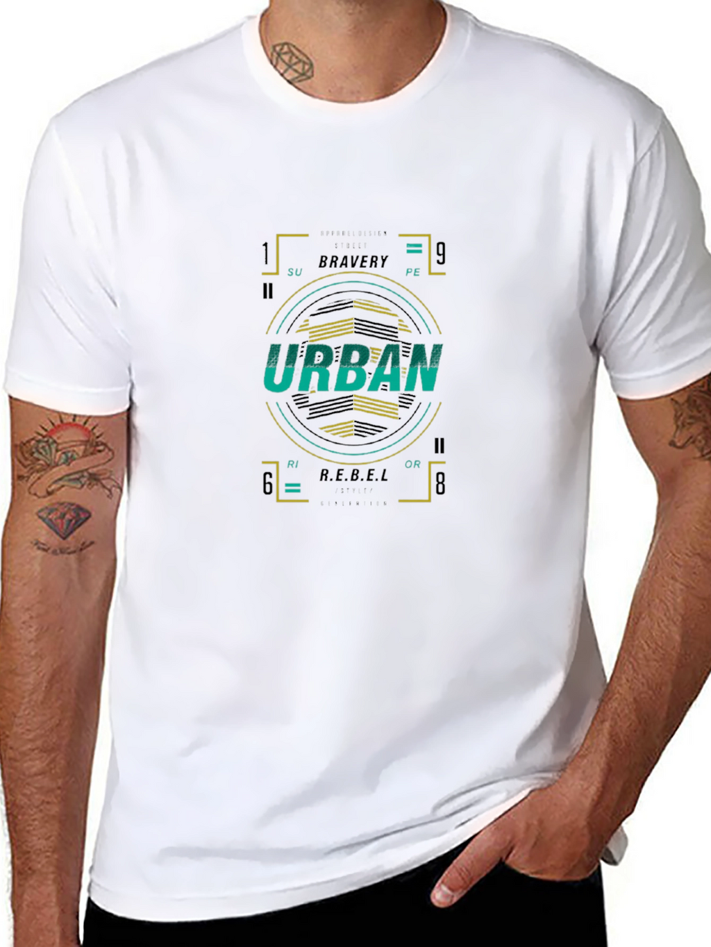Urban Graphic Print Tee - Modern Streetwear