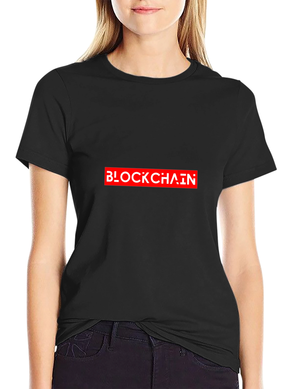 Blockchain Graphic T-Shirt - Crypto Design