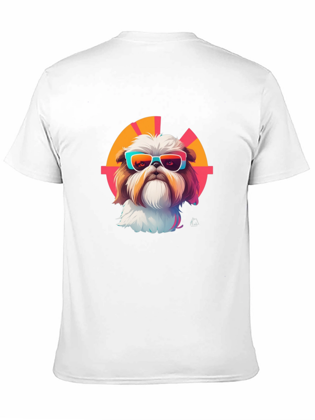 Cool Dog Graphic Tee - Trendy Shih Tzu Design
