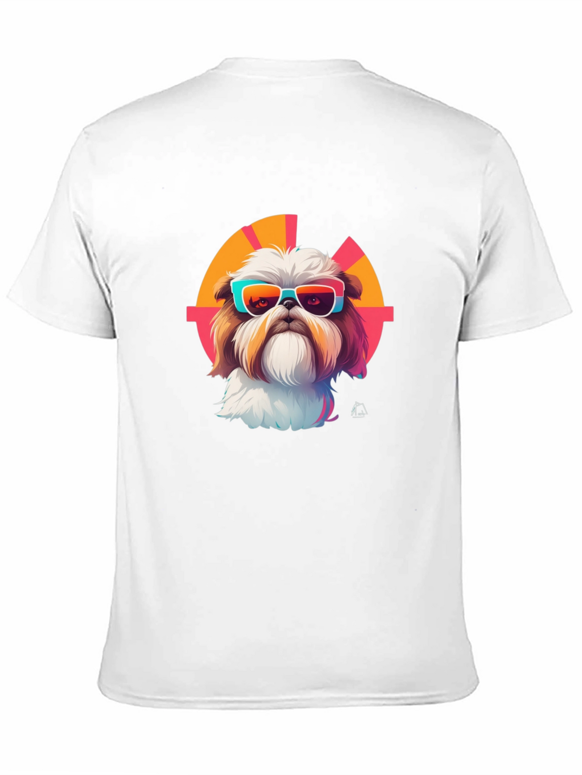 Cool Dog Graphic Tee - Trendy Shih Tzu Design