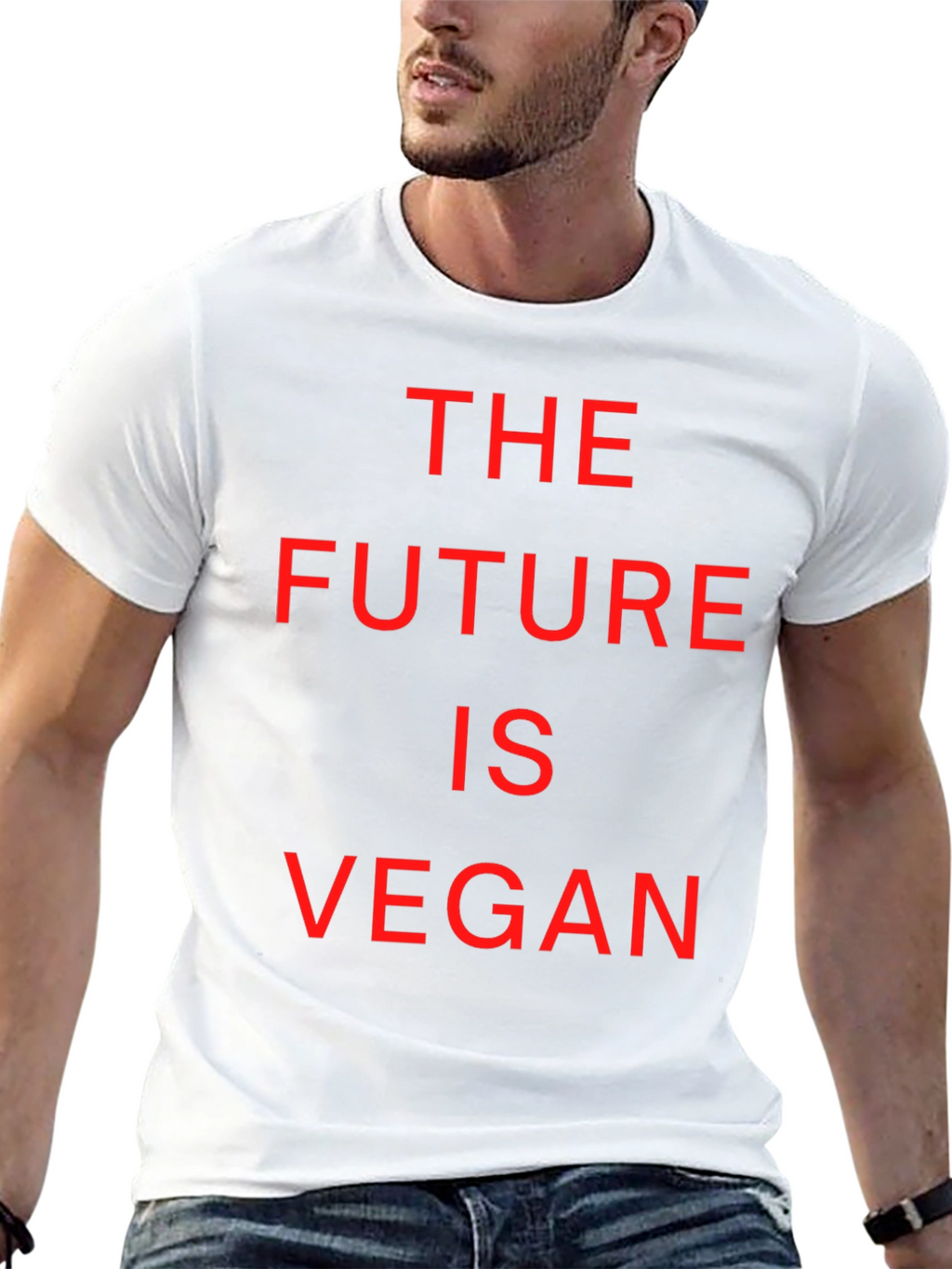 The Future is Vegan Tee - Black