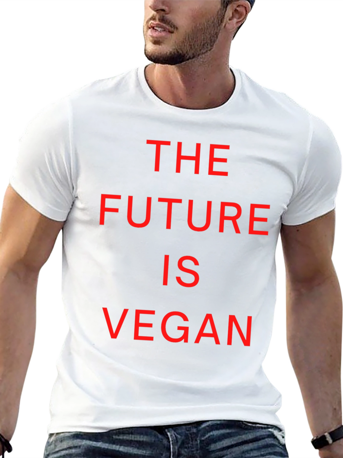 The Future is Vegan Tee - Black